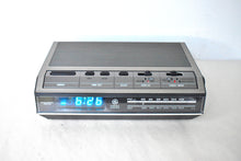 Load image into Gallery viewer, Wood Grain 1980s General Electric Model 7-4942B AM FM Digital Alarm Clock Radio! Excellent Condition!