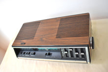 Load image into Gallery viewer, Wood Grain 1977 General Electric Model 7-4695A AM FM Digital Alarm Clock Radio! Excellent Condition!