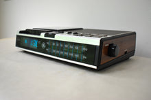 Load image into Gallery viewer, Wood Grain 1980s General Electric Model 7-4956B AM FM Digital Alarm Clock Radio! Excellent Condition!