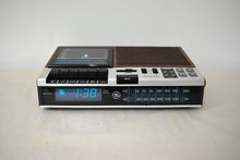 Load image into Gallery viewer, Wood Grain 1980s General Electric Model 7-4956B AM FM Digital Alarm Clock Radio! Excellent Condition!