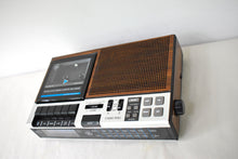 Load image into Gallery viewer, Wood Grain 1980s General Electric Model 7-4956B AM FM Digital Alarm Clock Radio! Excellent Condition!