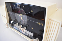 画像をギャラリービューアに読み込む, Bluetooth Ready To Go - Alpine White 1959 General Electric Model 912 Vacuum Tube AM Clock Radio Excellent Shape! Sounds Fantastic!