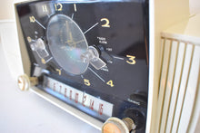Load image into Gallery viewer, Bluetooth Ready To Go - Snow White 1959 General Electric Model 913D Vacuum Tube AM Radio Beauty! Sounds Great!
