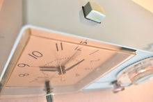 Load image into Gallery viewer, Bluetooth Ready To Go - Powder Blue Vintage 1964 General Electric Model C-403D AM Vacuum Tube Alarm Clock Radio Sounds Great!