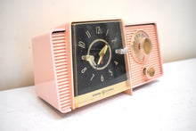 Load image into Gallery viewer, Chiffon Pink 1958 GE General Electric Model C-406A AM Vintage Vacuum Tube Radio Little Cutie in Excellent Condition!