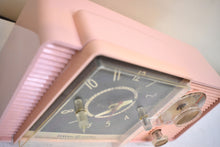 Load image into Gallery viewer, Chiffon Pink 1958 GE General Electric Model C-406A AM Vintage Vacuum Tube Radio Little Cutie in Excellent Condition!