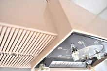 Load image into Gallery viewer, Duchess Pink Mid Century 1959 General Electric Model C-434B Vacuum Tube AM Clock Radio Beauty Sounds Fantastic Excellent Color!