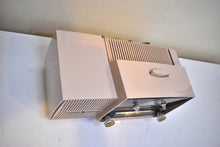 Load image into Gallery viewer, Duchess Pink Mid Century 1959 General Electric Model C-434B Vacuum Tube AM Clock Radio Beauty Sounds Fantastic Excellent Color!