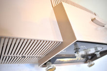 Load image into Gallery viewer, Duchess Pink Mid Century 1959 General Electric Model C-434B Vacuum Tube AM Clock Radio Beauty Sounds Fantastic Excellent Color!