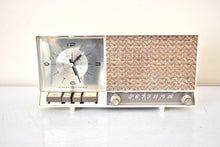 Load image into Gallery viewer, Honey Beige And Gold 1961 GE General Electric Model C-446A AM Vintage Radio Excellent Plus Condition Sounds Terrtific!