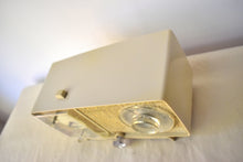 Load image into Gallery viewer, Honey Beige 1966 General Electric Model C-413C AM Vacuum Tube Clock Radio Sounds Great! Excellent Condition!