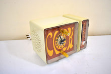 Load image into Gallery viewer, GROOVY Retro Solid State 1969 General Electric C3300A AM Clock Radio Alarm Greg Brady Approves!