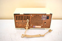 Load image into Gallery viewer, Bluetooth Ready To Go - Beige Ivory Vintage 1964 General Electric Model C-403D AM Vacuum Tube Alarm Clock Radio Sounds Great!