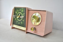 Charger l'image dans la galerie, Chiffon Pink 1959 GE General Electric Model C-406B AM Vintage Radio Sounds Terrific Excellent Condition!