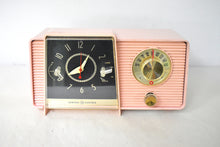 Charger l'image dans la galerie, Chiffon Pink 1959 GE General Electric Model C-406B AM Vintage Radio Sounds Terrific Excellent Condition!