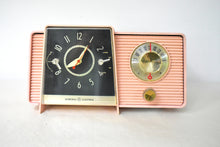 Charger l'image dans la galerie, Chiffon Pink 1959 GE General Electric Model C-406B AM Vintage Radio Sounds Terrific Excellent Condition!