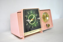 Charger l'image dans la galerie, Chiffon Pink 1959 GE General Electric Model C-406B AM Vintage Radio Sounds Terrific Excellent Condition!