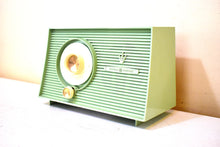 Load image into Gallery viewer, Bluetooth Ready To Go - Mint Green 1959 General Electric GE Model T-103A AM Vacuum Tube Radio Sounds Wonderful! Excellent Condition! (Copy)