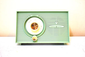 Bluetooth Ready To Go - Mint Green 1959 General Electric GE Model T-103A AM Vacuum Tube Radio Sounds Wonderful! Excellent Condition! (Copy)