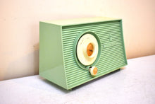 Load image into Gallery viewer, Bluetooth Ready To Go - Mint Green 1959 General Electric GE Model T-103A AM Vacuum Tube Radio Sounds Wonderful! Excellent Condition! (Copy)