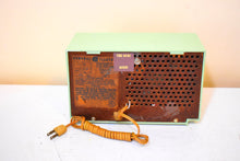 Load image into Gallery viewer, Bluetooth Ready To Go - Mint Green 1959 General Electric GE Model T-103A AM Vacuum Tube Radio Sounds Wonderful! Excellent Condition! (Copy)