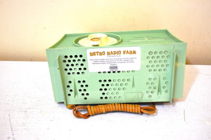 Bluetooth Ready To Go - Mint Green 1959 General Electric GE Model T-103A AM Vacuum Tube Radio Sounds Wonderful! Excellent Condition! (Copy)