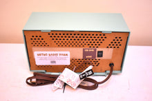 Load image into Gallery viewer, Bluetooth Ready To Go - Turquoise 1959 General Electric Model T-127A AM Vacuum Tube Radio Excellent Condition Great Receiver!