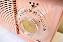 Load image into Gallery viewer, Bluetooth Ready To Go - Carnation Pink Mid Century Vintage 1959 General Electric Model T-125A Vacuum Tube Radio Sounds Great! Excellent Condition!