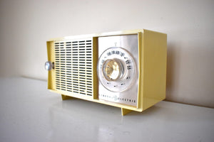 Bluetooth Ready To Go - Antique White 1959 General Electric Model T-127 AM Radio Works Great! Excellent Condition!