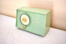 Load image into Gallery viewer, Bluetooth Ready To Go - Mint Green 1959 General Electric GE Model T-103A AM Vacuum Tube Radio Sounds Wonderful! Excellent Condition!