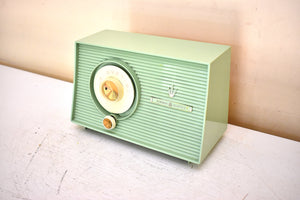 Bluetooth Ready To Go - Mint Green 1959 General Electric GE Model T-103A AM Vacuum Tube Radio Sounds Wonderful! Excellent Condition!