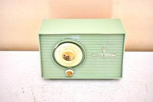 Bluetooth Ready To Go - Mint Green 1959 General Electric GE Model T-103A AM Vacuum Tube Radio Sounds Wonderful! Excellent Condition!