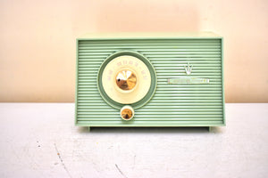 Bluetooth Ready To Go - Mint Green 1959 General Electric GE Model T-103A AM Vacuum Tube Radio Sounds Wonderful! Excellent Condition!