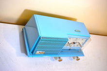 Load image into Gallery viewer, Cornflower Blue 1958 GE General Electric Model C-421A AM Vintage Radio Excellent Condition! Sounds Great!