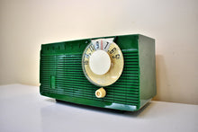 Load image into Gallery viewer, Kelly Green 1958 Philco Model E814 AM Vacuum Tube Radio Rare Awesome Color Sounds Great!