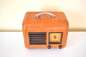 Artisan Crafted Wood 1947 General Television Model 2A5 AM Vacuum Tube Radio Totally Restored and Sounds Wonderful!