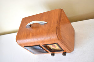 Artisan Crafted Wood 1947 General Television Model 2A5 AM Vacuum Tube Radio Totally Restored and Sounds Wonderful!