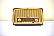 Load image into Gallery viewer, West Germany Mid Century Vintage 1957 Grundig Model 97 AM FM Shortwave Vacuum Tube Radio Ist Wundebar!