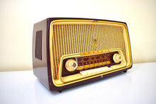 Load image into Gallery viewer, West Germany Mid Century Vintage 1957 Grundig Model 97 AM FM Shortwave Vacuum Tube Radio Ist Wundebar!