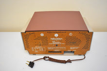 Load image into Gallery viewer, Taupe and Tan 1954 Hallicrafters Model 611 AM Vacuum Tube Radio Sounds Great! Rare Model!