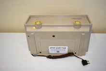 Load image into Gallery viewer, Taupe and Tan 1954 Hallicrafters Model 611 AM Vacuum Tube Radio Sounds Great! Rare Model!