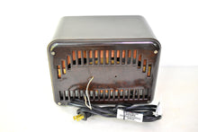 Load image into Gallery viewer, Espresso Marble Bakelite 1946 ITI Lyric Model 546T AM Vacuum Tube Radio Stunning Looking and Works Great!