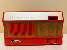 Load image into Gallery viewer, Cardinal Red 60s Ideal Unknown Model Portable AM Transistor Radio Excellent Condition Loud Clear Sounding!