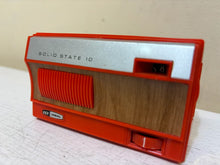 Load image into Gallery viewer, Cardinal Red 60s Ideal Unknown Model Portable AM Transistor Radio Excellent Condition Loud Clear Sounding!