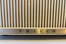 画像をギャラリービューアに読み込む, Aura White 1958 Philco Predicta Model H765-124 Vacuum Tube AM Clock Radio Awesome! Excellent Plus Condition!