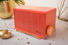 Load image into Gallery viewer, Bluetooth Ready To Go - Cubist Red 1955 Sylvania Model 515 AM Vacuum Tube Radio Sounds Great!