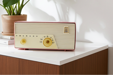 Load image into Gallery viewer, Flamingo Pink 1956 Emerson Model 927B Vacuum Tube Radio Sounds Great Excellent Condition!