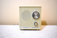 Load image into Gallery viewer, Bluetooth Ready To Go - Puff White 1966 Jetstream Model 6411 AM Solid State Transistor Radio! How Fun!