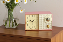 Charger l'image dans la galerie, Hot Pink 1959 Philco Model F743-124 AM Vacuum Tube Clock Radio Rare Color Sounds Great!