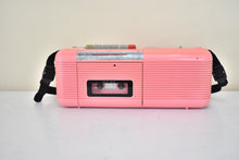 画像をギャラリービューアに読み込む, Go-Go's Pink 80s Lennox Model CT-72 AM FM Cassette Mini Boombox Radio! Sounds Great Excellent Condition! Original Box!